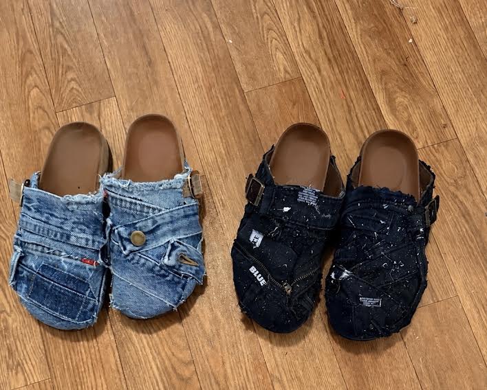 Custom Denim Clogs